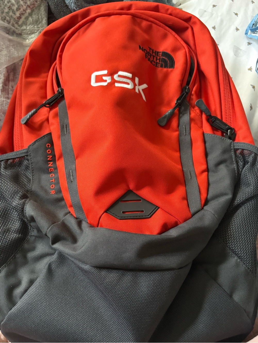 The North Face Connector Backpack - Orange and Gray